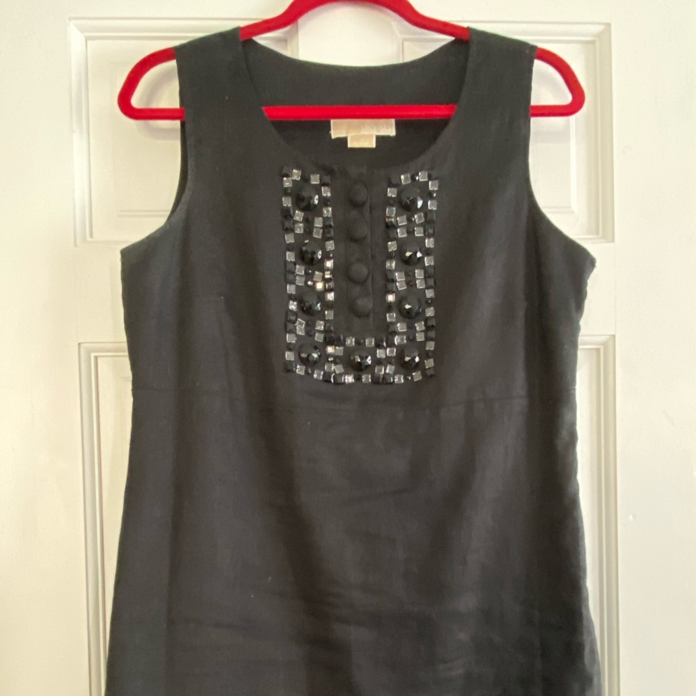 Michael Kors black linen dress